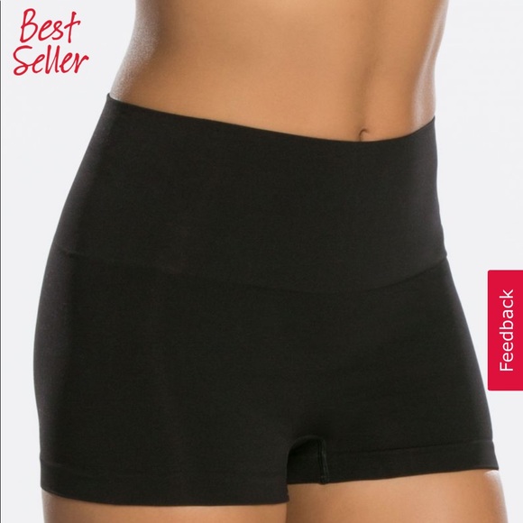 NWOT SPANX Everyday Shaping Panties Boyshort black - Picture 2 of 4